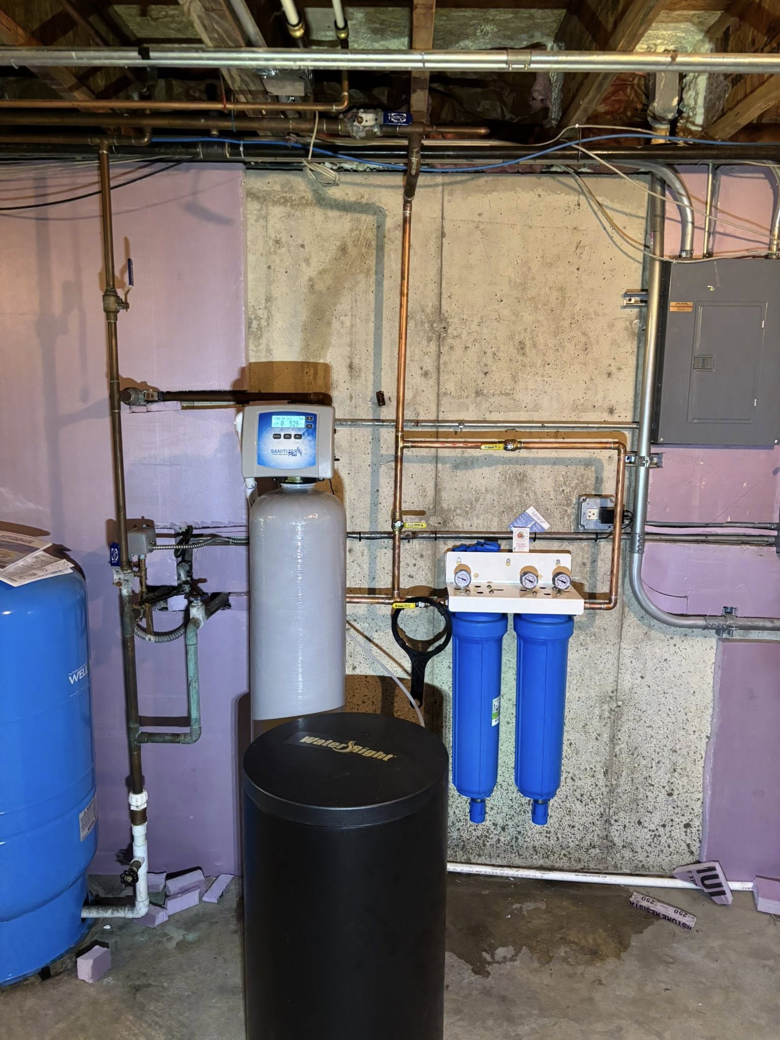 Complete whole-home filtration installation